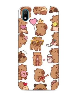 Чехол для Huawei Y6 Pro (2019)/ Y6 Prime 2019 с картинкой «Стикерпак с капибарами» Чехол для Huawei Y6 Pro (2019)/ Y6 Prime 2019 с картинкой «Стикерпак с капибарами»