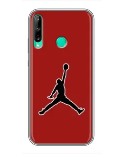 Чехол для Huawei Y6p с картинкой «Jordan Red Back»