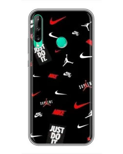 Чехол для Huawei Y6p с картинкой «Nike Mix Pattern»
