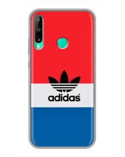 Чехол для Huawei Y6p с картинкой «Ретро блоки Adidas»
