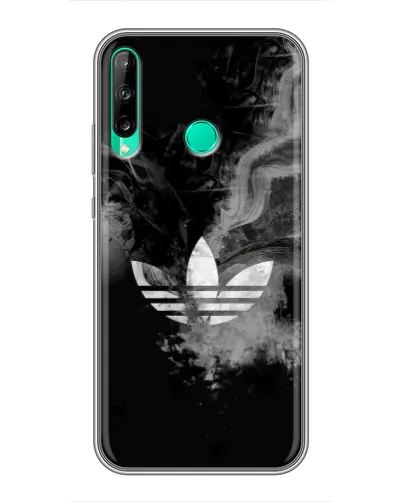 Чехол для Huawei Y6p с картинкой «Абстрактный дым Adidas»
