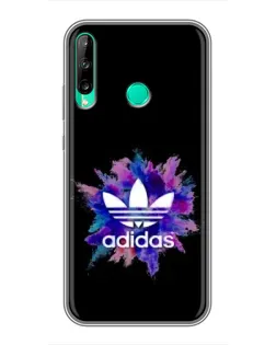 Чехол для Huawei Y6p с картинкой «Взрыв красок Adidas»