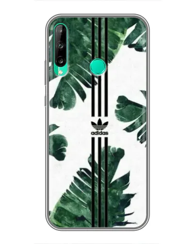 Чехол для Huawei Y6p с картинкой «Пальмовые листья адидас»