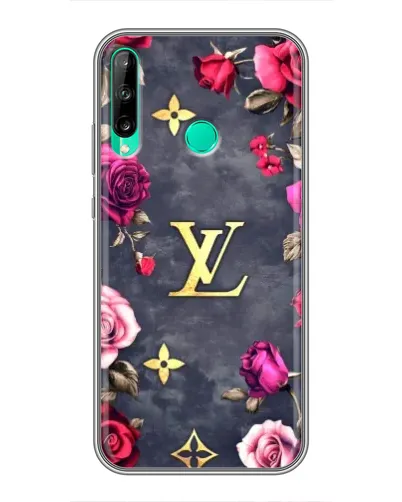 Чехол для Huawei Y6p с картинкой «Цветочный Louis Vuitton»
