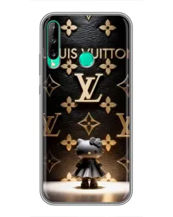 Чехол для Huawei Y6p с картинкой «Монограмма с фигурой»