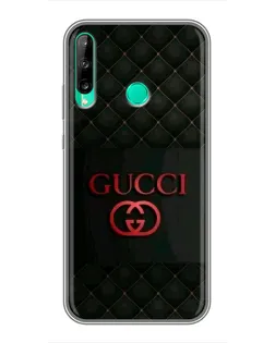 Чехол для Huawei Y6p с картинкой «Gucci — стеганый черный»