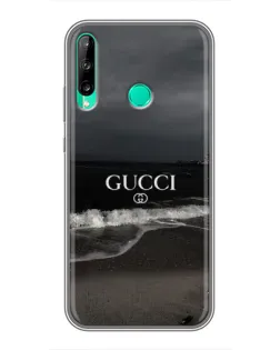 Чехол для Huawei Y6p с картинкой «Gucci — морской прибой»