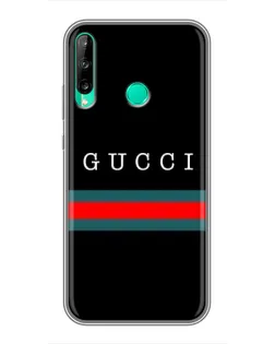 Чехол для Huawei Y6p с картинкой «Gucci — красный пояс»