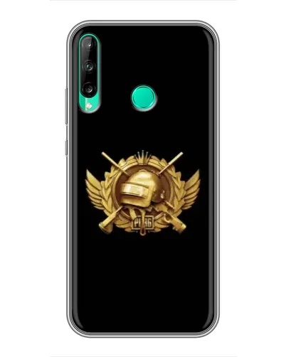 Чехол для Huawei Y6p с картинкой «PUBG — оранжевый градиент»