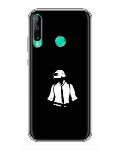 Чехол для Huawei Y6p с картинкой «PUBG — белый шлем»
