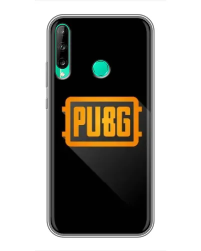 Чехол для Huawei Y6p с картинкой «PUBG — рамка лого»