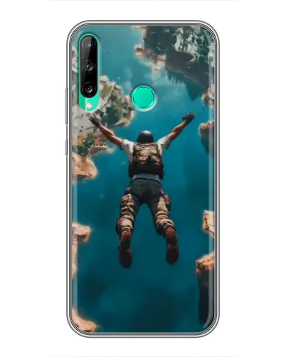 Чехол для Huawei Y6p с картинкой «PUBG — свободное падение»
