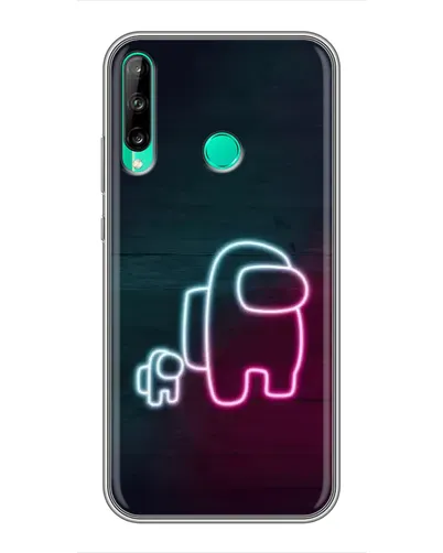 Чохол для Huawei Y6p з картинкою «Among Us неон-арт»