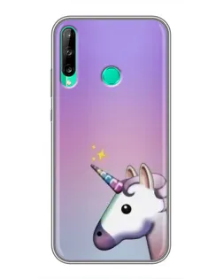 Чехол для Huawei Y6p с картинкой «Единорог градиент»