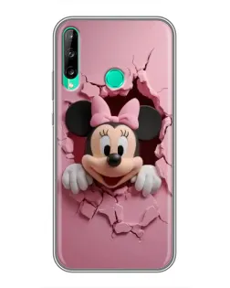Чохол для Huawei Y6p з картинкою «Мінні крізь стіну»
