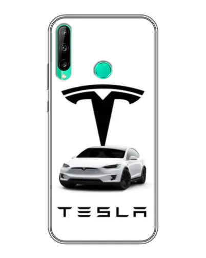 Чехол для Huawei Y6p с картинкой «Tesla White Style» Чехол для Huawei Y6p с картинкой «Tesla White Style»