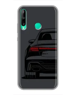 Чехол для Huawei Y6p с картинкой «Задняя часть Audi — арт»