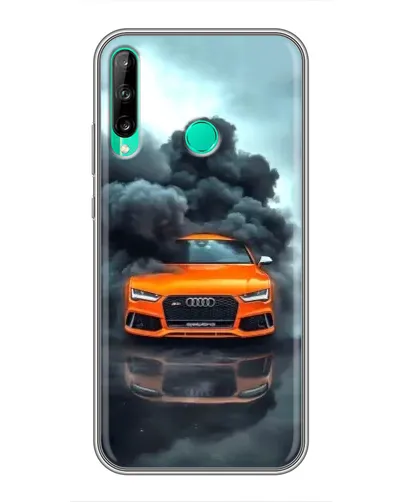 Чехол для Huawei Y6p с картинкой «Audi в облаках дыма» Чехол для Huawei Y6p с картинкой «Audi в облаках дыма»