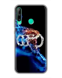 Чехол для Huawei Y6p с картинкой «Энергия лого Audi»