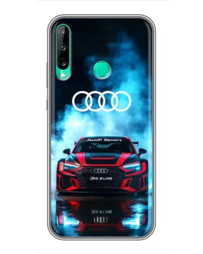 Чехол для Huawei Y6p с картинкой «Audi Sport — неон» Чехол для Huawei Y6p с картинкой «Audi Sport — неон»