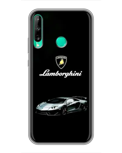 Чехол для Huawei Y6p с картинкой «Логотип Lamborghini классика»