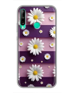 Чехол для Huawei Y6p с картинкой «Ромашки на фиолетовом» Чехол для Huawei Y6p с картинкой «Ромашки на фиолетовом»