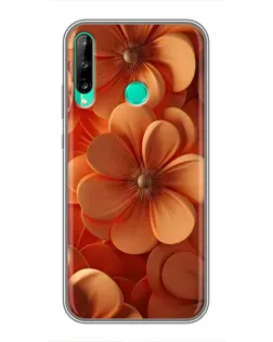 Чехол для Huawei Y6p с картинкой «Оранжевый макро цветок» Чехол для Huawei Y6p с картинкой «Оранжевый макро цветок»