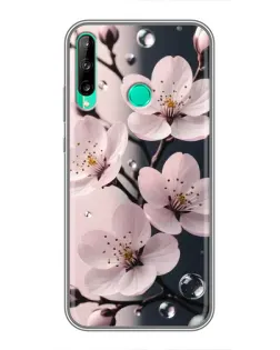 Чехол для Huawei Y6p с картинкой «Нежная сакура и капли» Чехол для Huawei Y6p с картинкой «Нежная сакура и капли»