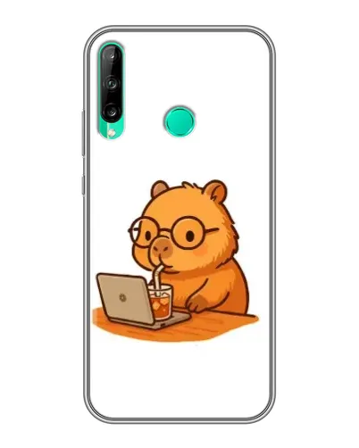 Чехол для Huawei Y6p с картинкой «Капибара с ноутбуком» Чехол для Huawei Y6p с картинкой «Капибара с ноутбуком»