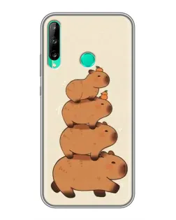 Чехол для Huawei Y6p с картинкой «Башня из капибар»