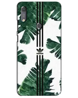 Чехол для Huawei Y6s с картинкой «Пальмовые листья адидас»