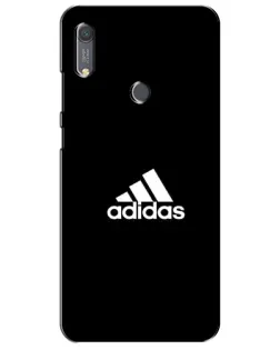 Чехол для Huawei Y6s с картинкой «Черная классика Adidas»