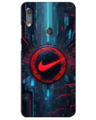 Чехол для Huawei Y6s с картинкой «Техногенный стиль Nike» Чехол для Huawei Y6s с картинкой «Техногенный стиль Nike»