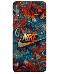 Чехол для Huawei Y6s с картинкой «Nike в абстракции»
