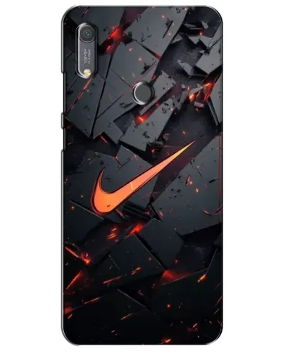 Чехол для Huawei Y6s с картинкой «Nike — эффект разломов» Чехол для Huawei Y6s с картинкой «Nike — эффект разломов»