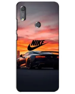 Чехол для Huawei Y6s с картинкой «Nike и суперкар»