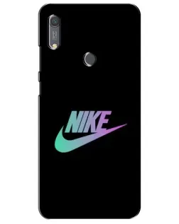 Чехол для Huawei Y6s с картинкой «Nike — городская ночь»
