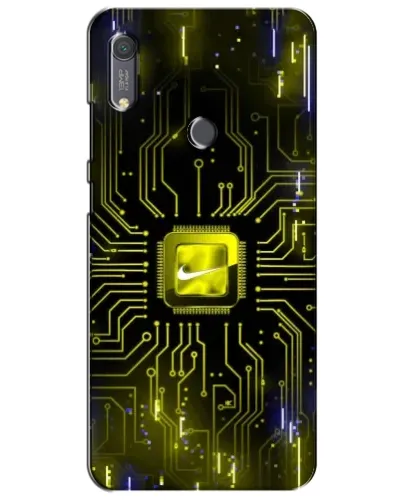 Чехол для Huawei Y6s с картинкой «Nike — золотая искра» Чехол для Huawei Y6s с картинкой «Nike — золотая искра»