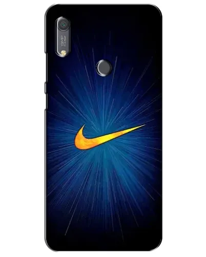 Чехол для Huawei Y6s с картинкой «Синий пульс Nike» Чехол для Huawei Y6s с картинкой «Синий пульс Nike»