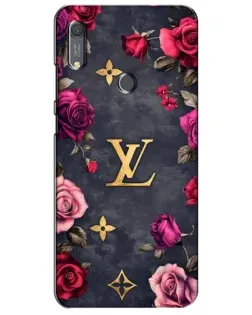 Чехол для Huawei Y6s с картинкой «Цветочный Louis Vuitton»