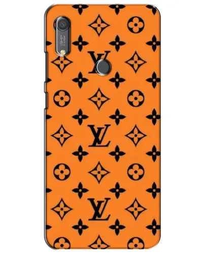 Чехол для Huawei Y6s с картинкой «Оранжевый стиль LV»