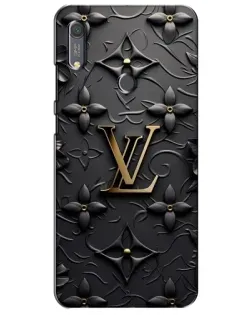 Чехол для Huawei Y6s с картинкой «Кожаная текстура LV»