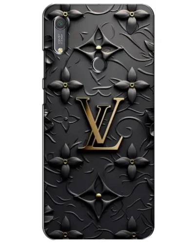 Чехол для Huawei Y6s с картинкой «Кожаная текстура LV»