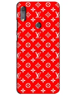 Чехол для Huawei Y6s с картинкой «Яркий паттерн LV»