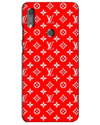 Чехол для Huawei Y6s с картинкой «Яркий паттерн LV»