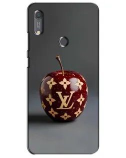 Чехол для Huawei Y6s с картинкой «Красное яблоко LV»