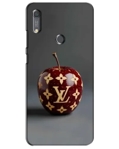 Чехол для Huawei Y6s с картинкой «Красное яблоко LV»