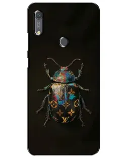 Чехол для Huawei Y6s с картинкой «LV — мраморный принт»