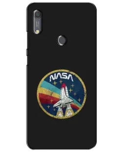 Чехол для Huawei Y6s с картинкой «NASA — эмблема миссии»