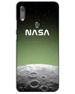Чехол для Huawei Y6s с картинкой «NASA — лунный градиент»